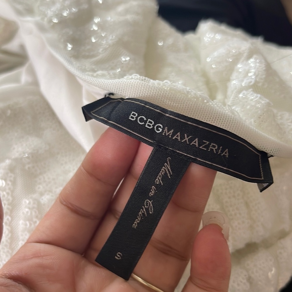 White dress with texture